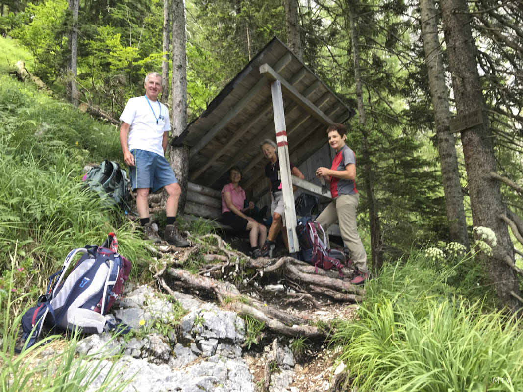 Pause am Schafluckensteig