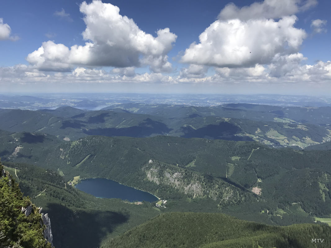 Feuerkogel Blick auf VorderenLangbathsee